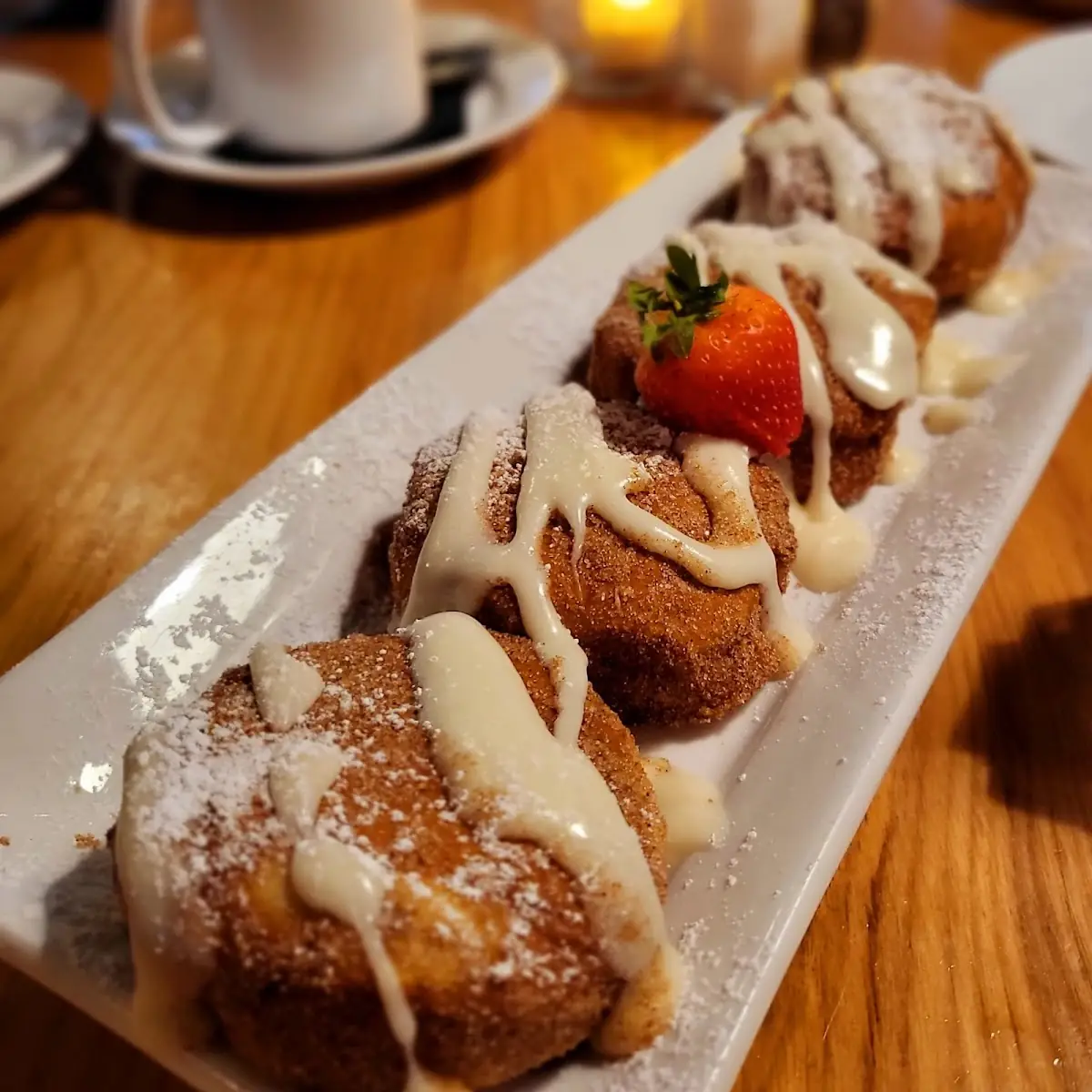 Deep Fried Cinnamon Biscuit Sundae