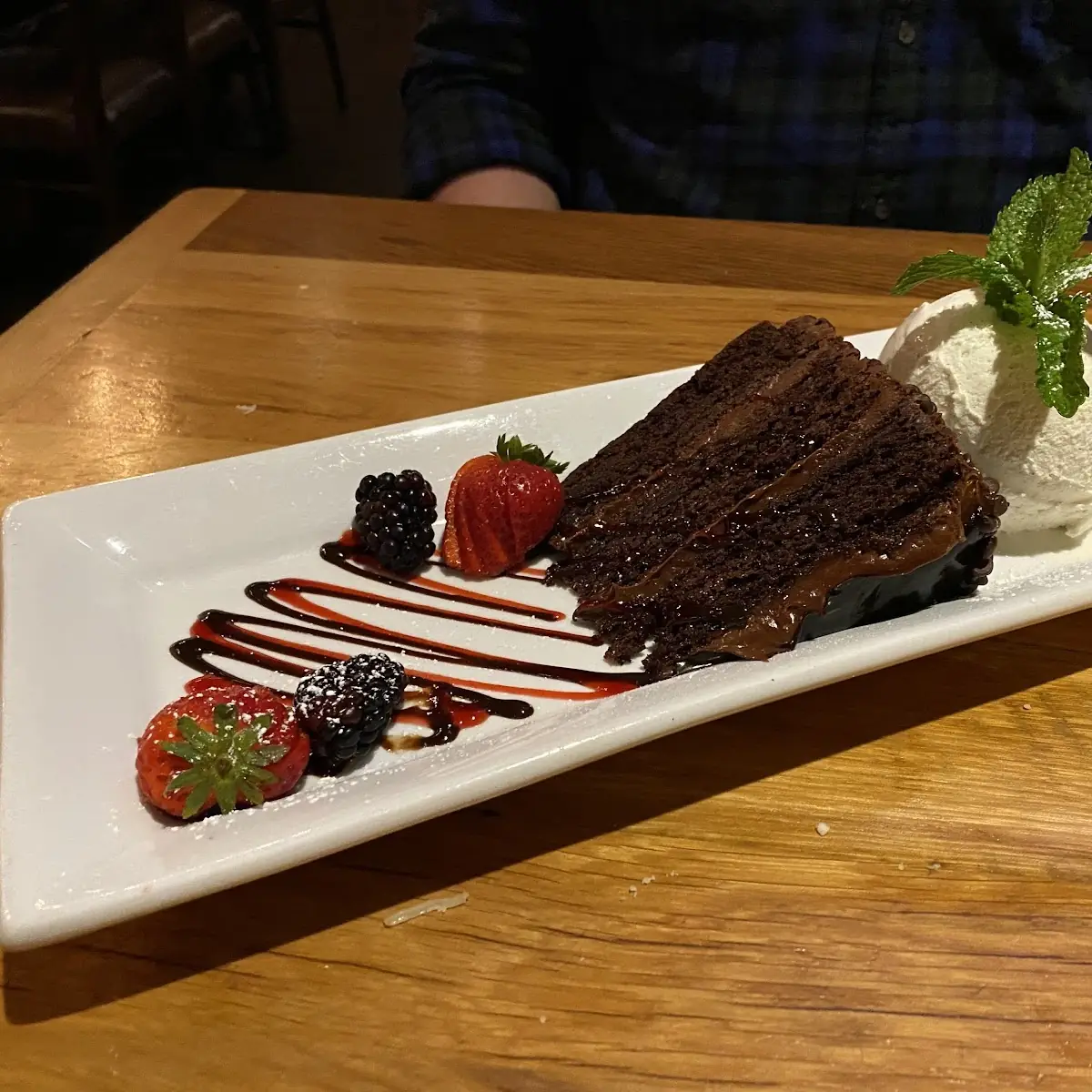 Triple Layer Chocolate Cake