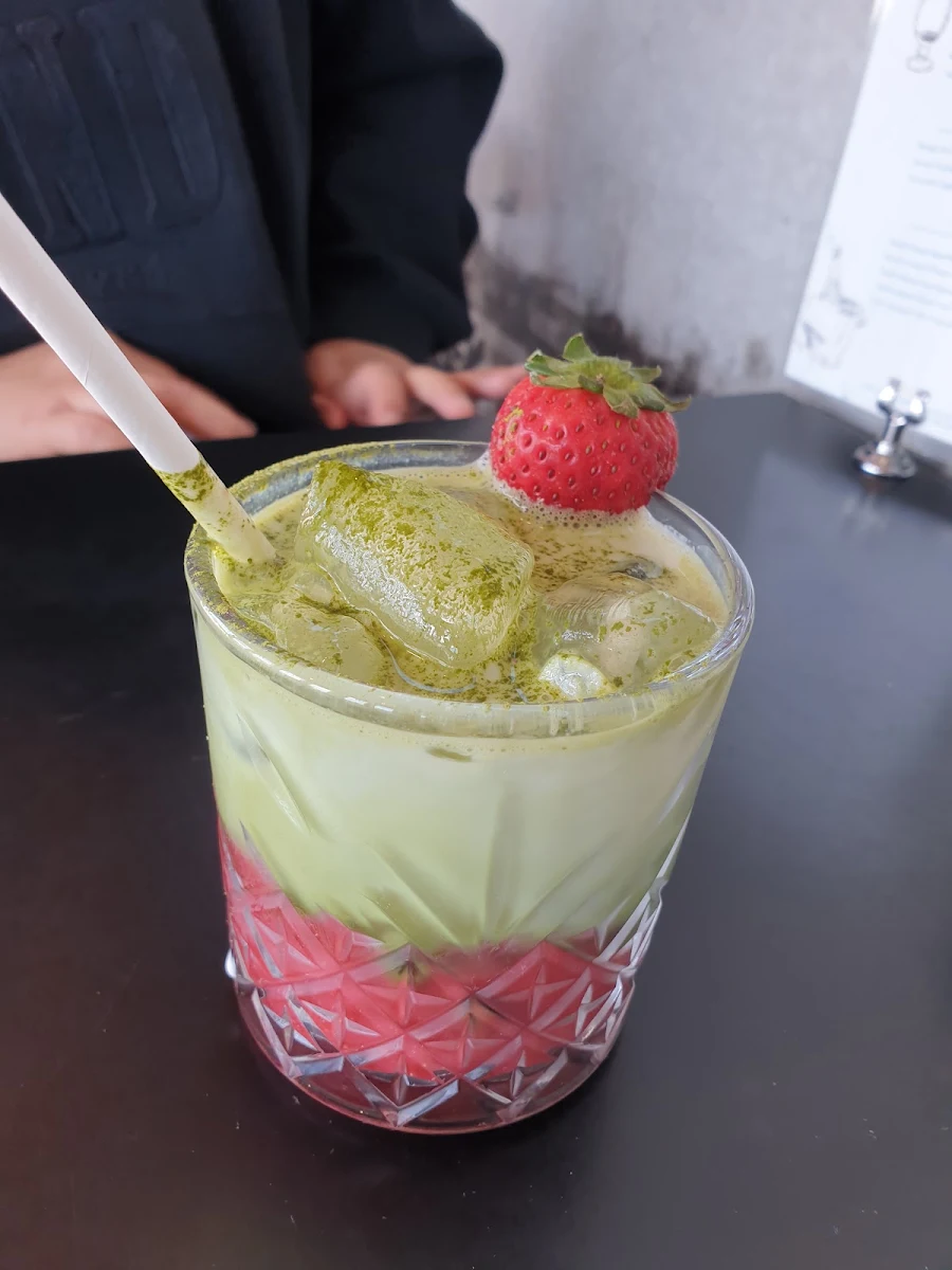Iced Strawberry Matcha