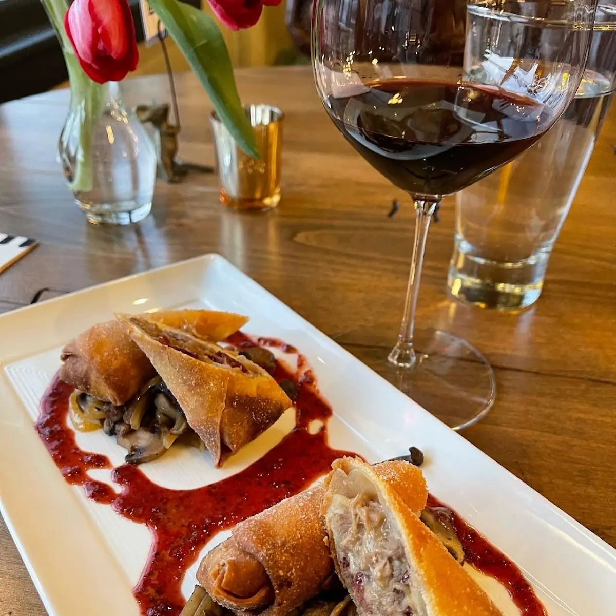 Duck Confit Egg Roll