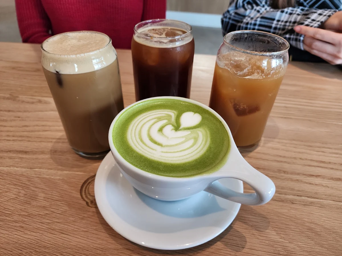 Iced Matcha and Latte Art