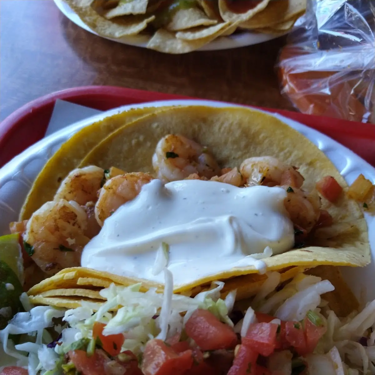 Shimp and Fish Tacos