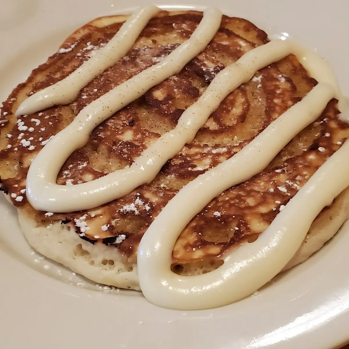 Cinnamon Roll Pancake