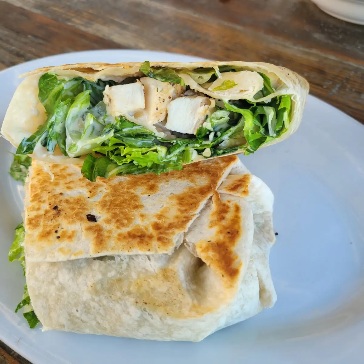 Cesar Salad Wrap w Grilled Chicken