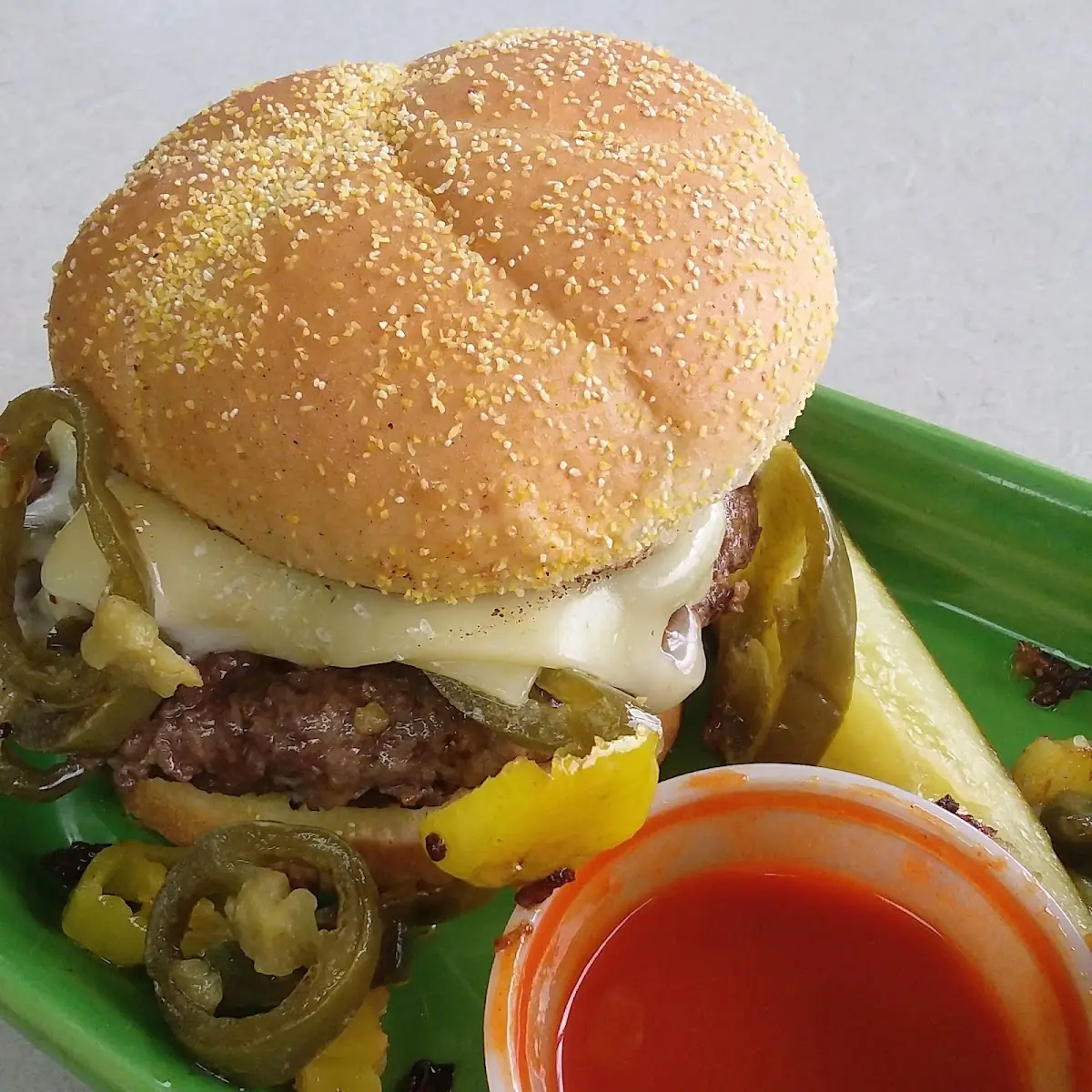 Burger and Fries