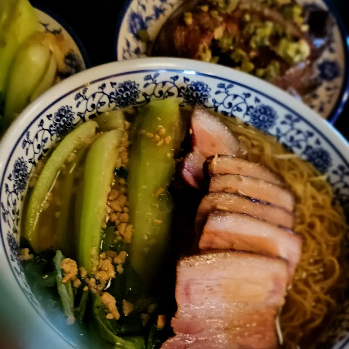 Ramen w Bok Choy and Pork Belly