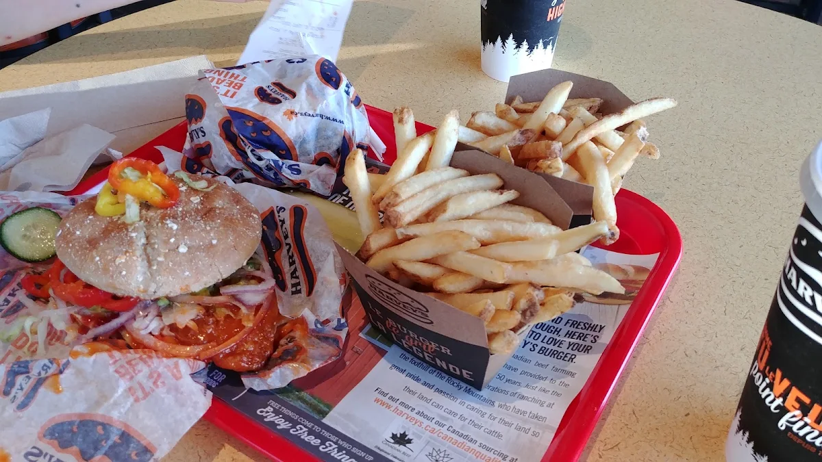 Buffalo Chicken Wrap Combo, Harvey's