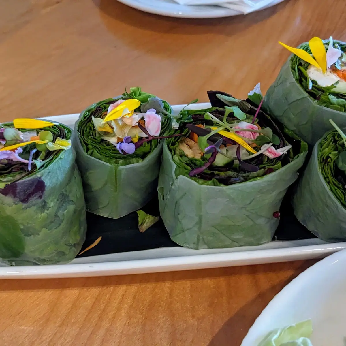Fresh Vegetable Spring Rolls with Peanut Dipping Sauce
