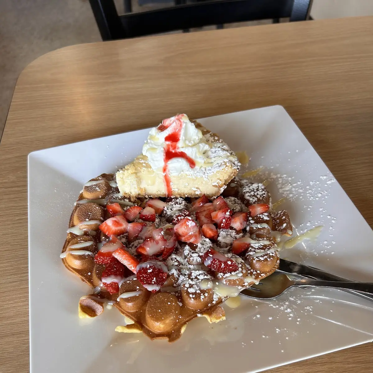 Strawberry Cheesecake Waffle