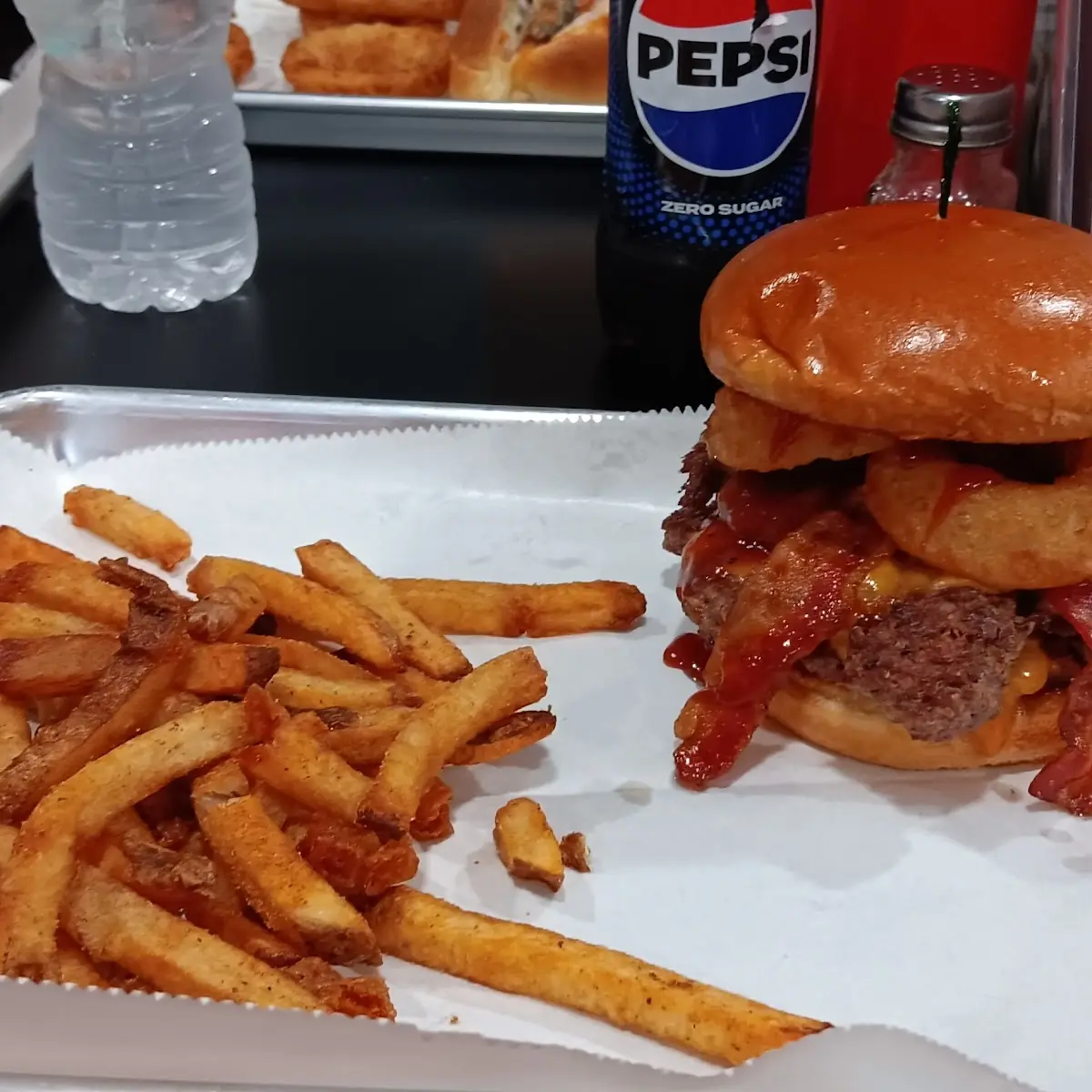 Double Smash Burger Combo