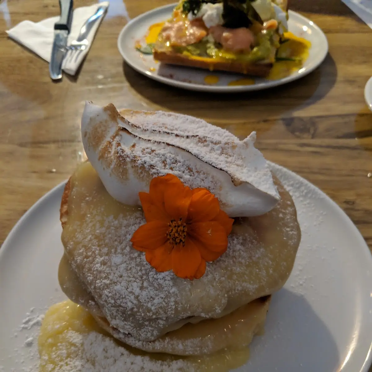 Lemon Curd Buttermilk Pancakes