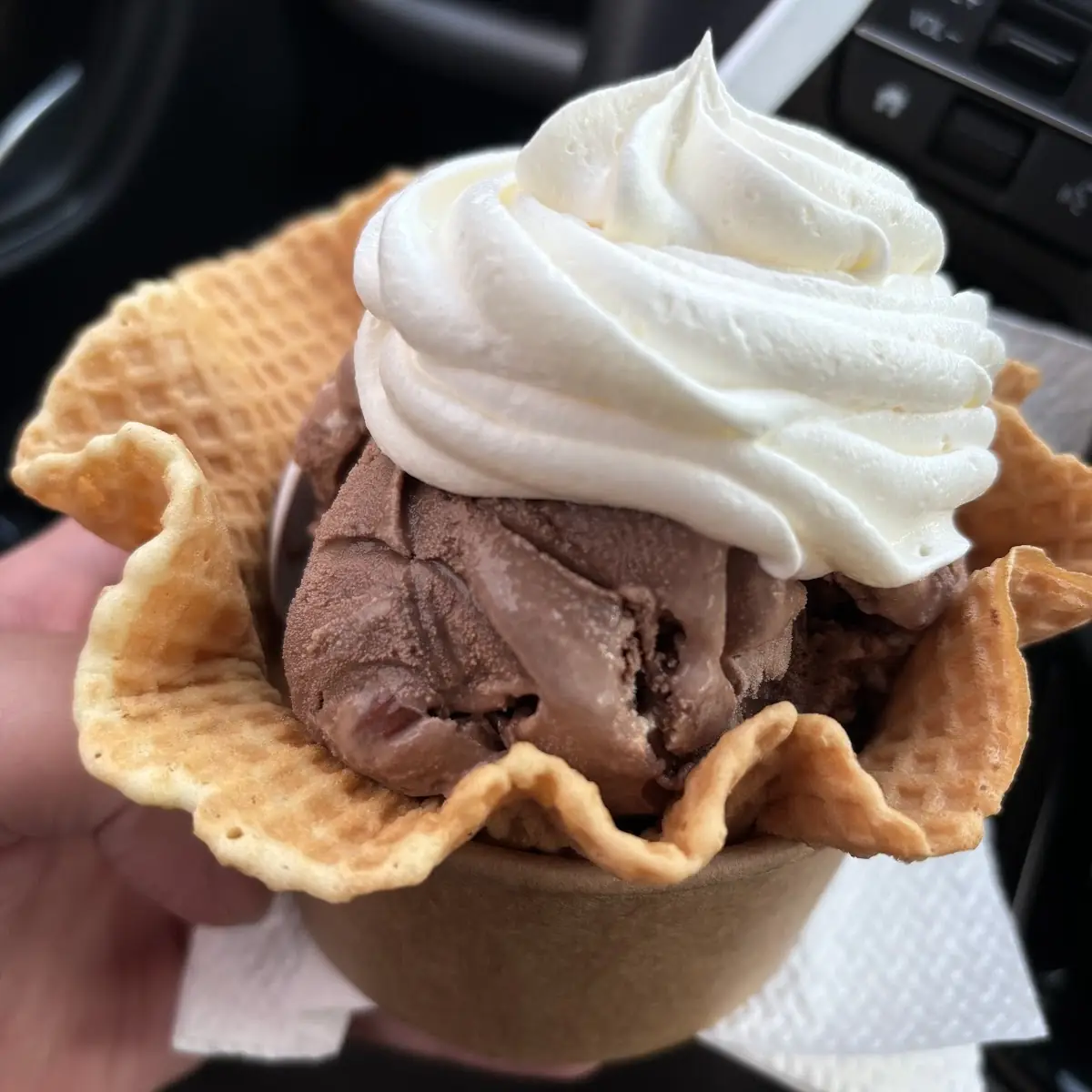 Triple Chocolate Whipped Cream