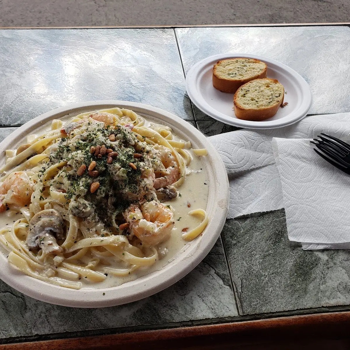 Shrimp Alfredo