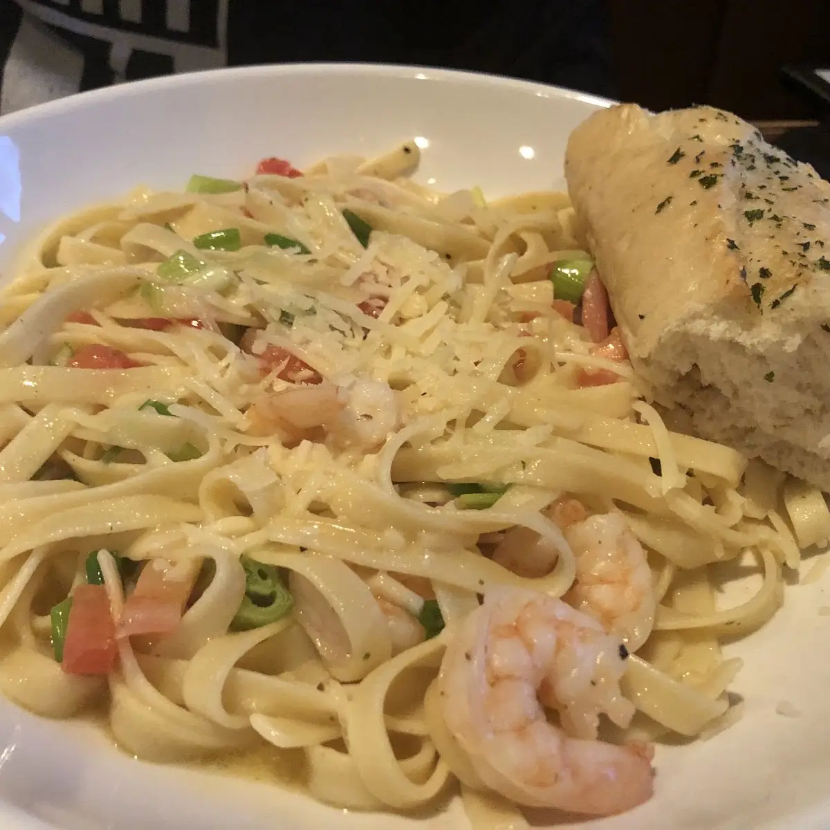 Fettuccine Alfredo Shrimp