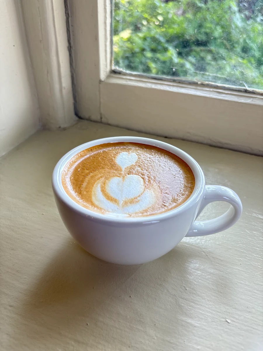 Latte with Heart Latte Art