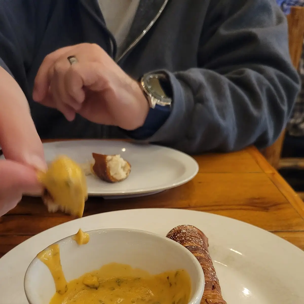 Pretzels with Beer Cheese