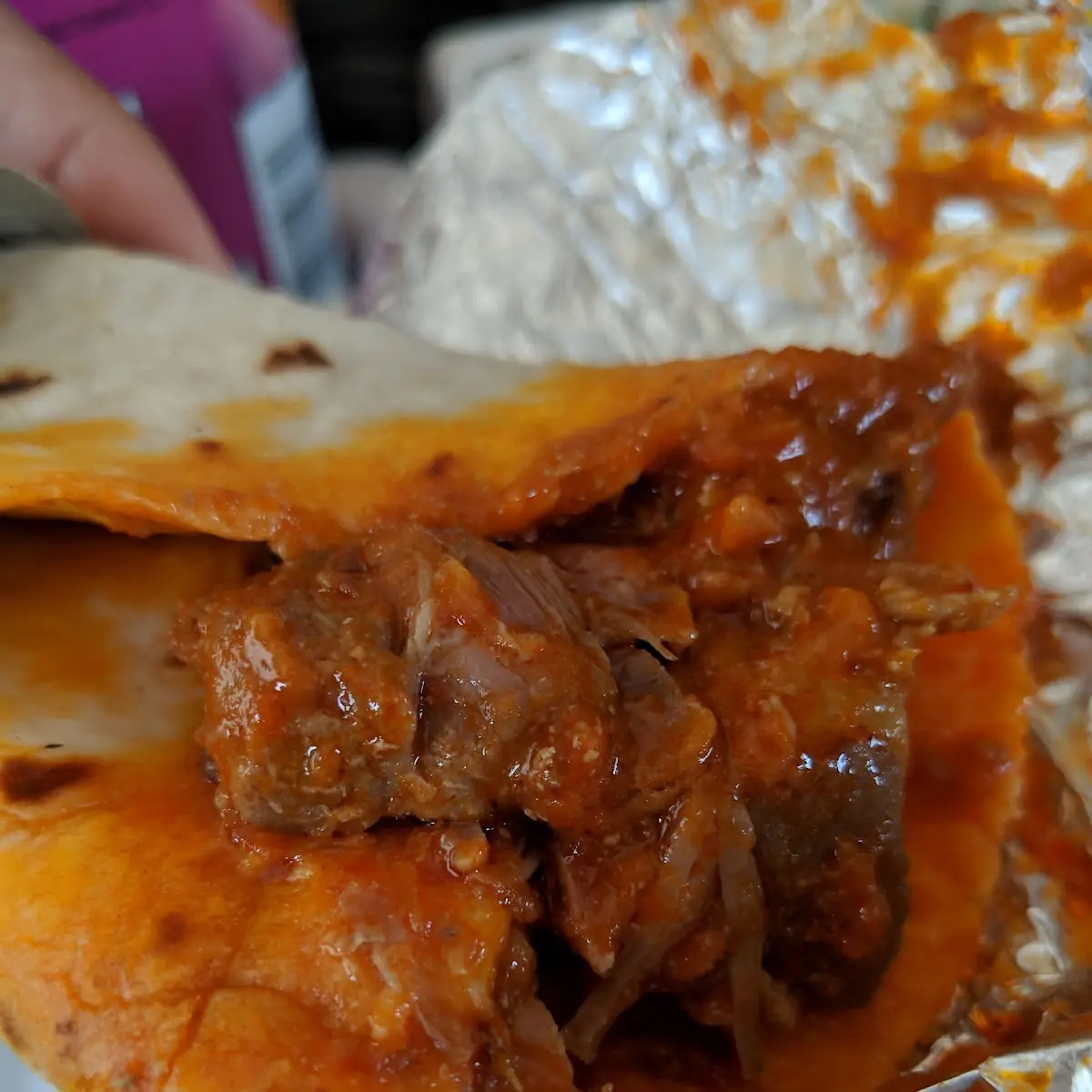 Asado Burrito with Rice