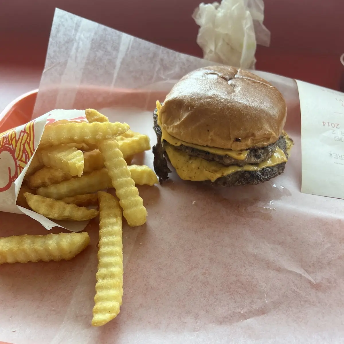 Double Cheeseburger with Fries