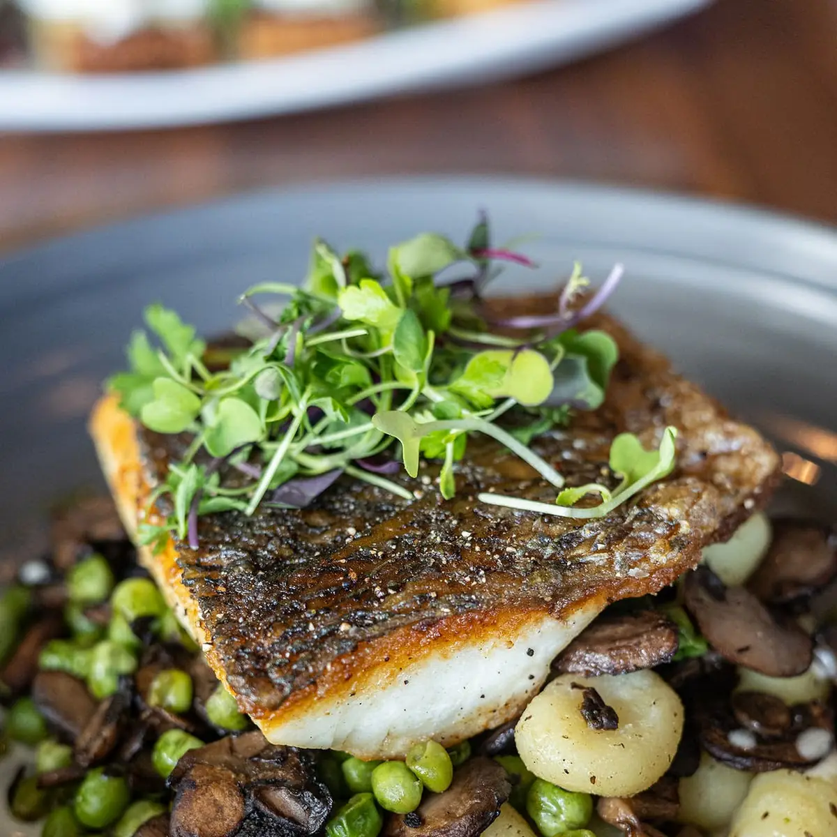Pan-Seared Striped Seabass