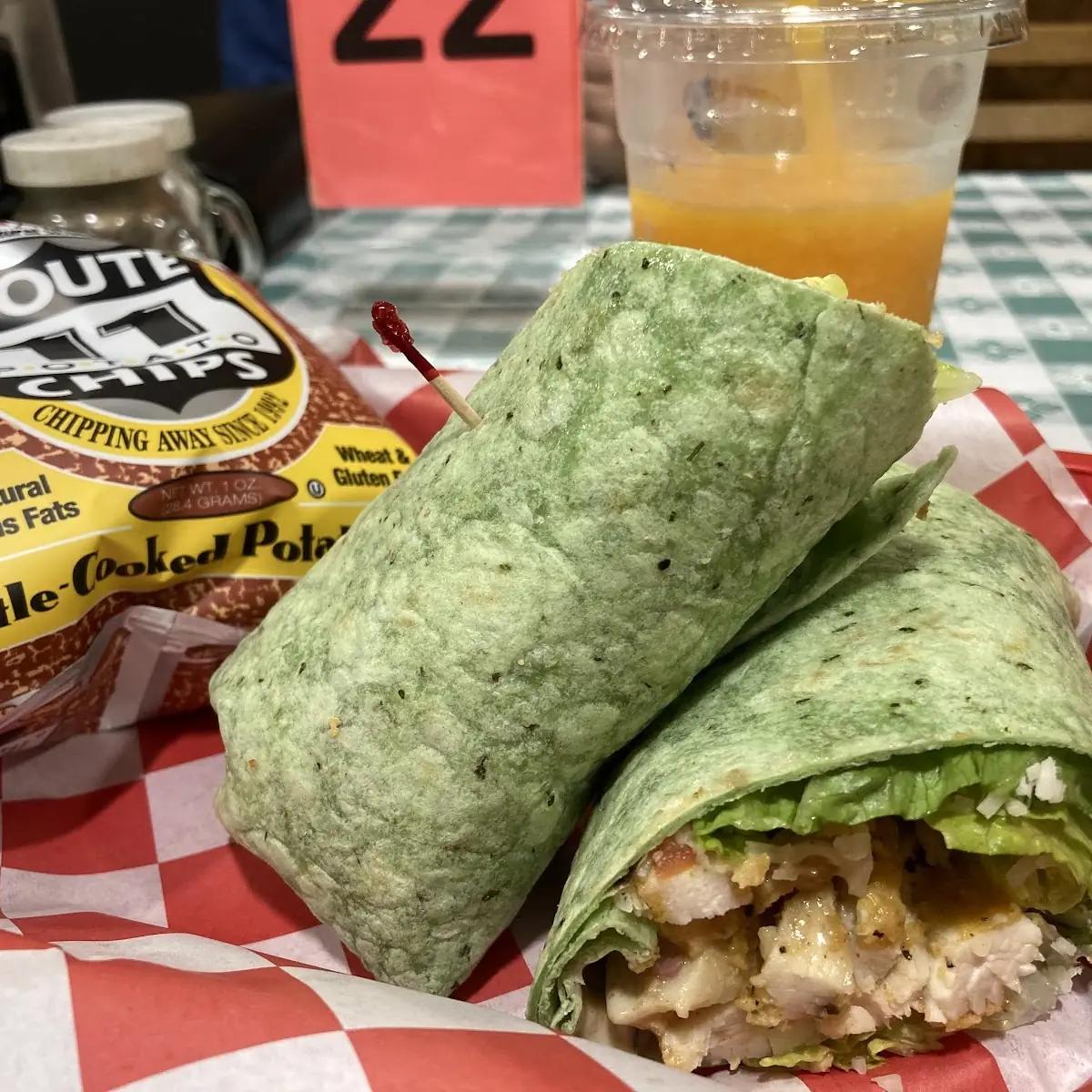 Grilled Chicken Caesar Wrap