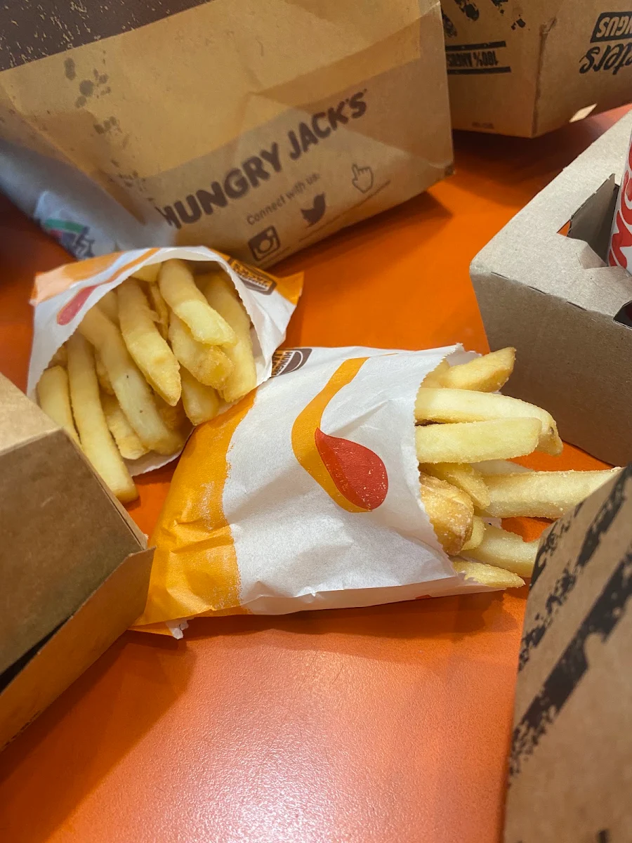 Medium Chips, Hungry Jack's Burgers La Trobe