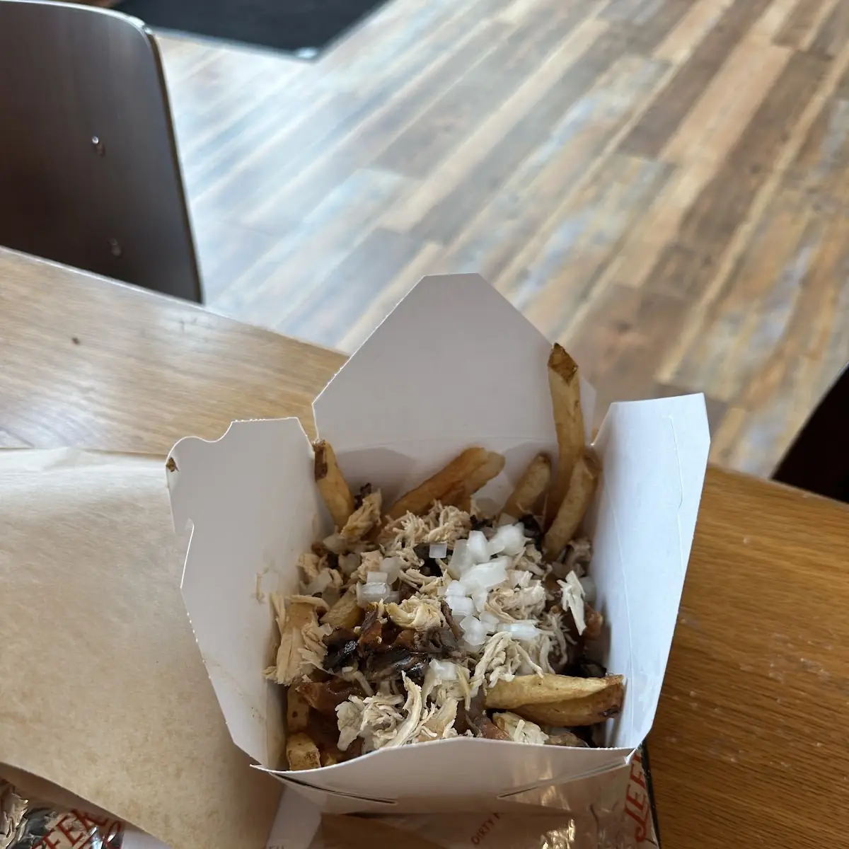 Chicken Curry Loaded Fries