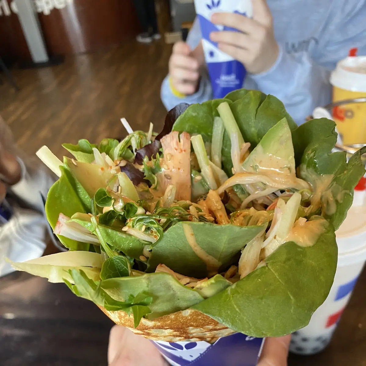 Spicy Crab Crepe