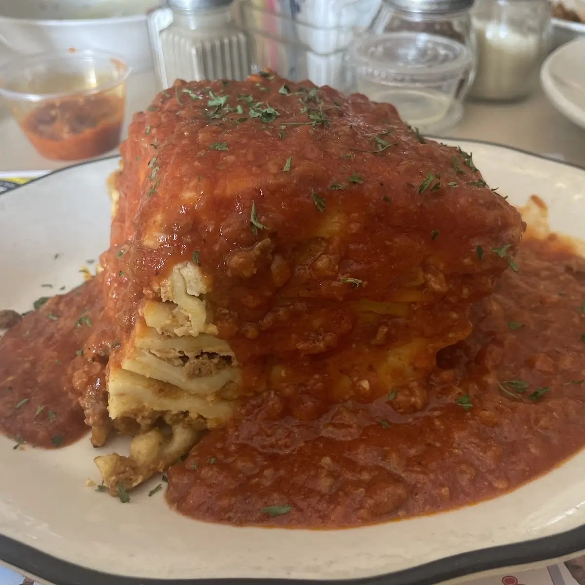 Mile High Lasagna Dinner