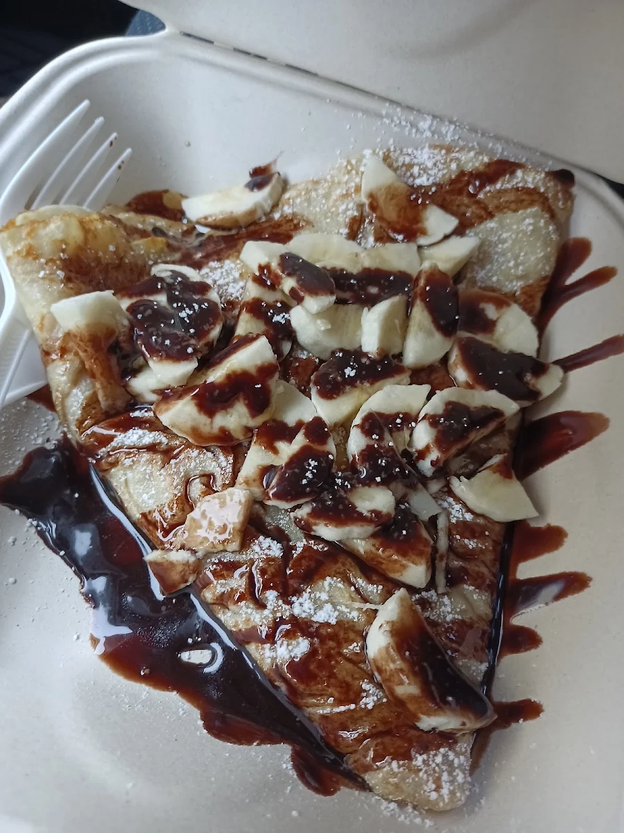 Peanut Butter Banana Crepe