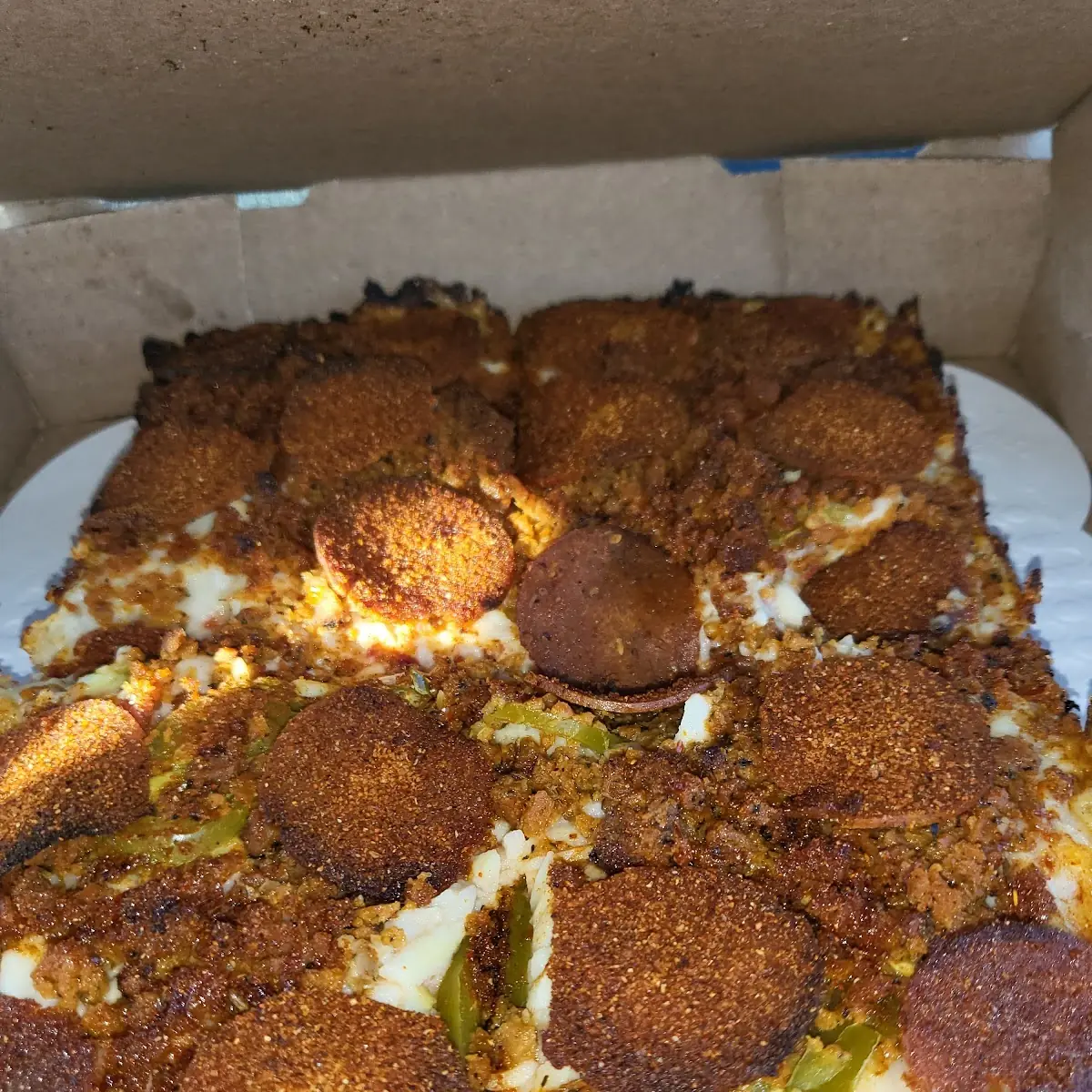 Vegan Fire Pizza Detroit Style