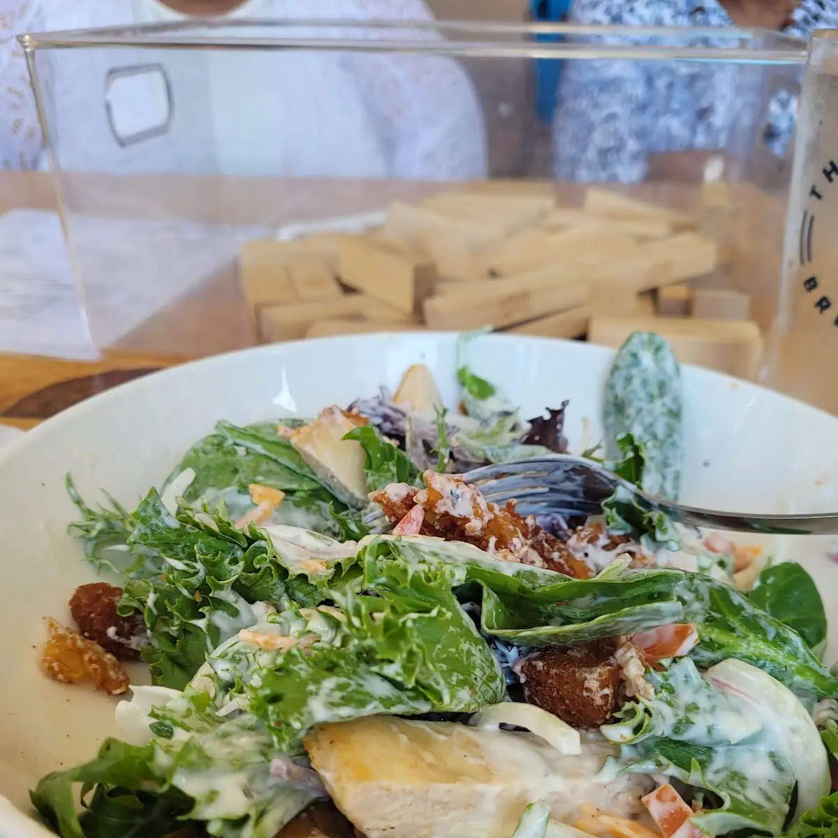 Chef Salad Dressing with Roasted Chicken