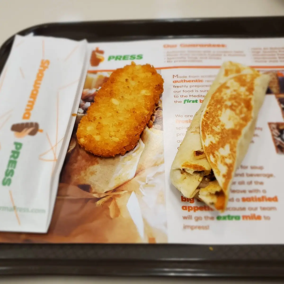 Steak and Egg Breakfast Wrap with Hash Browns