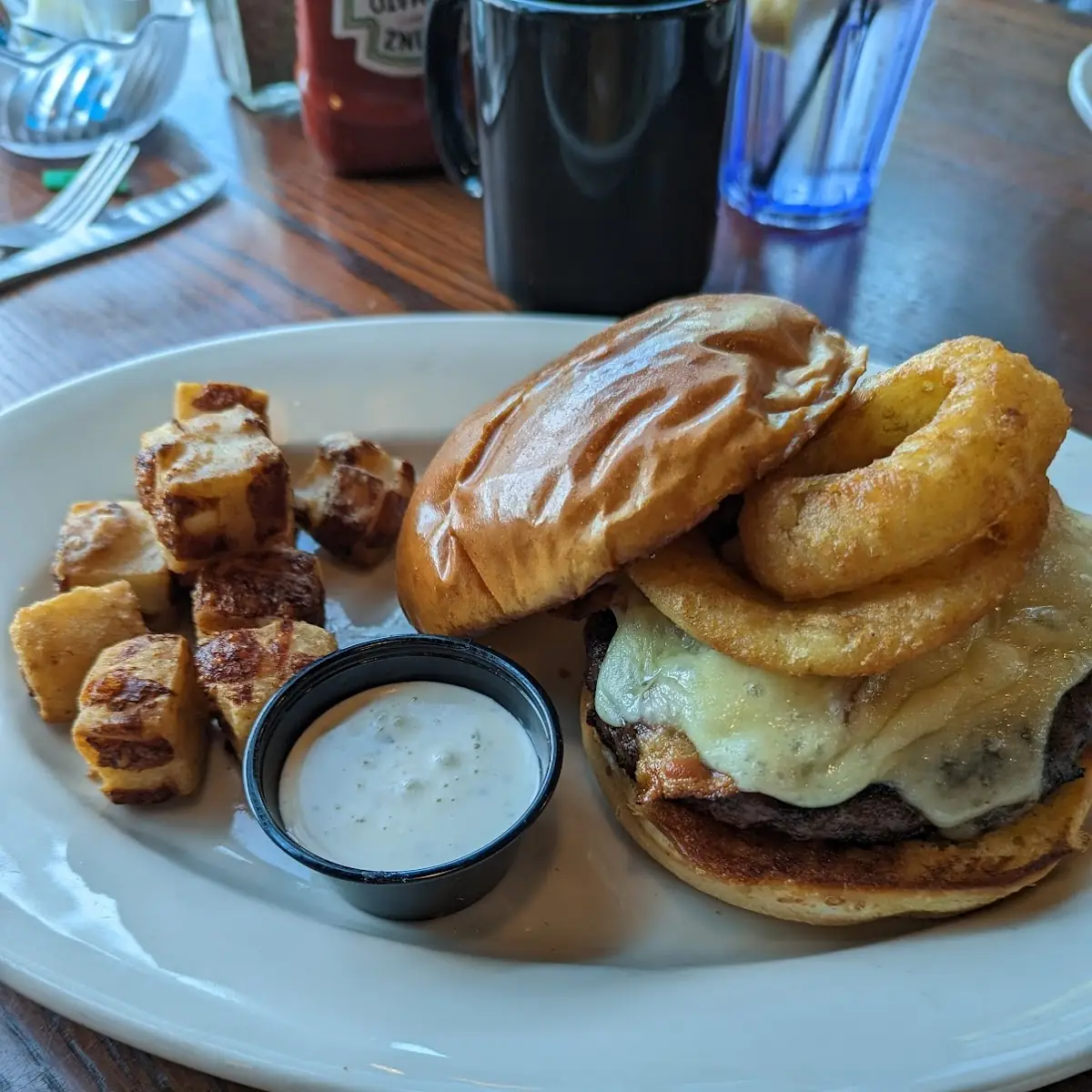 Maple Bourbon BBQ Burger