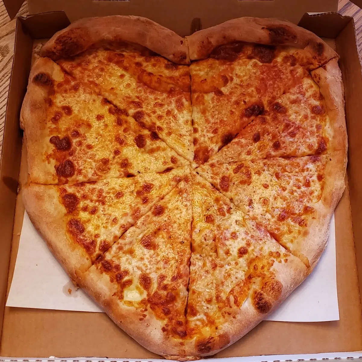 Heart Shaped Pizza