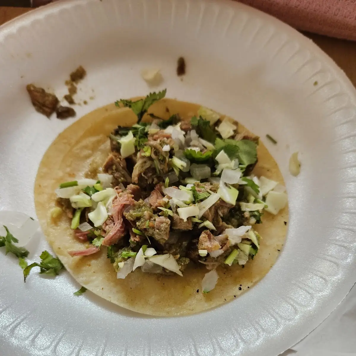 Chile Verde Taco