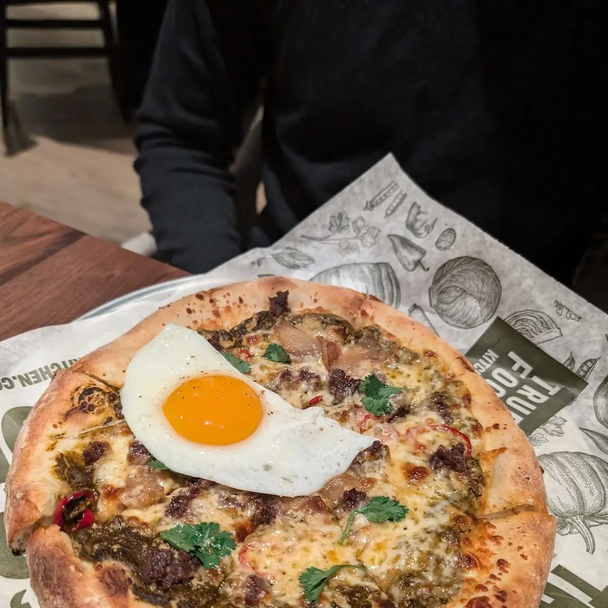 Grass Fed Bison Sausage Pizza