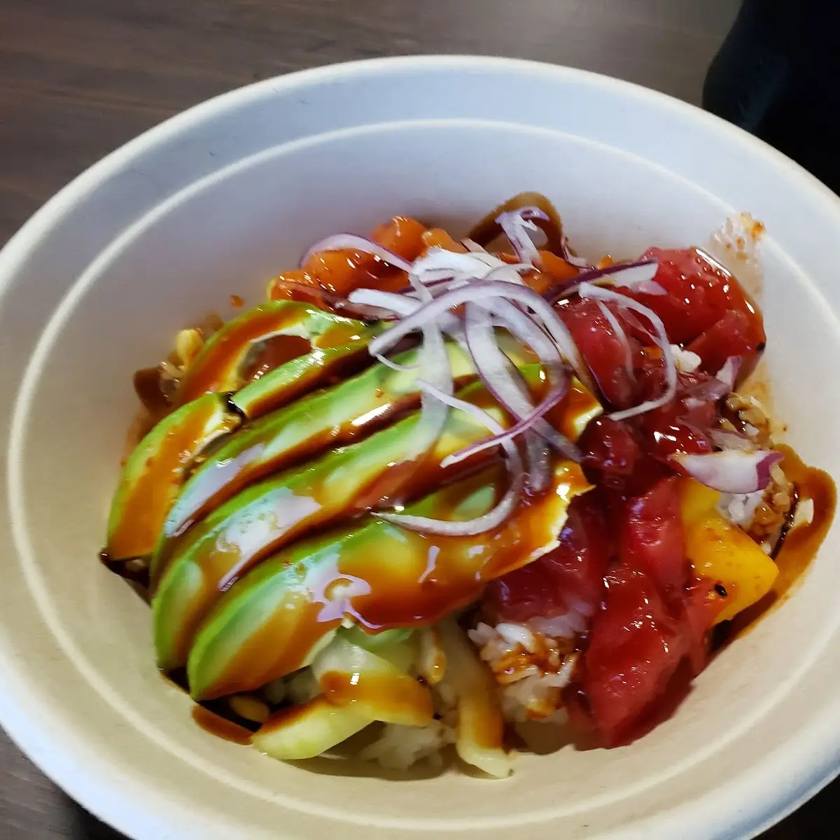 Poke Tuna & Avocado Salad