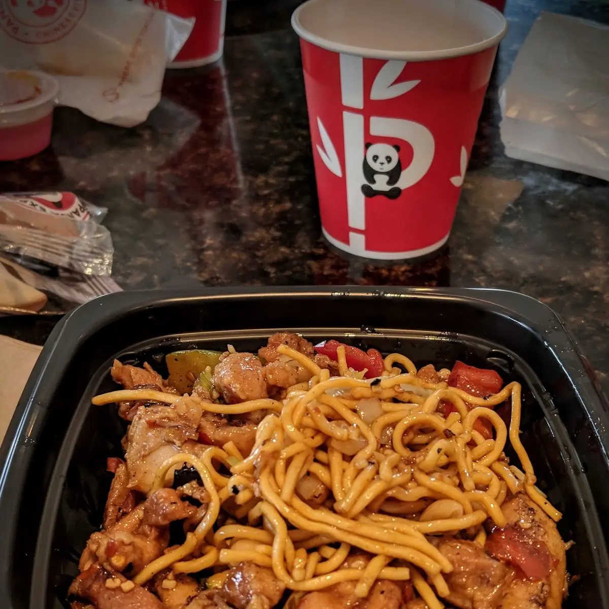 Kung Pao Chicken Chow Mein