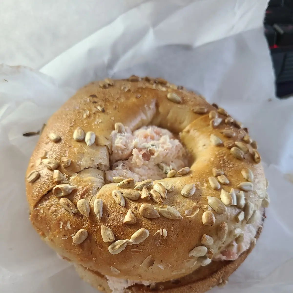 Lox Cream Cheese Bagel