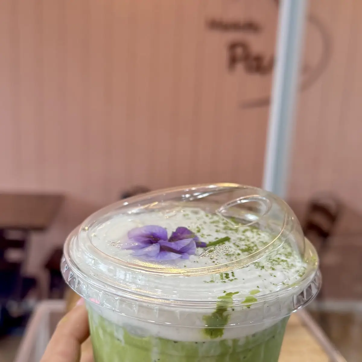 Strawberry Matcha Latte