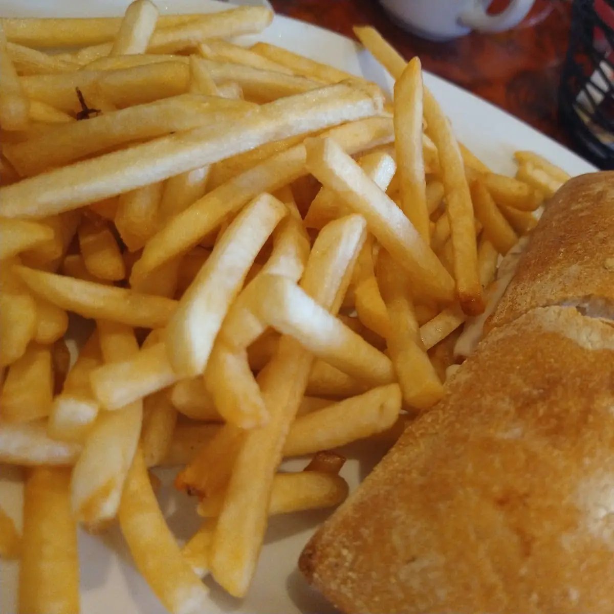 Salami and Cheese Sub and Fries