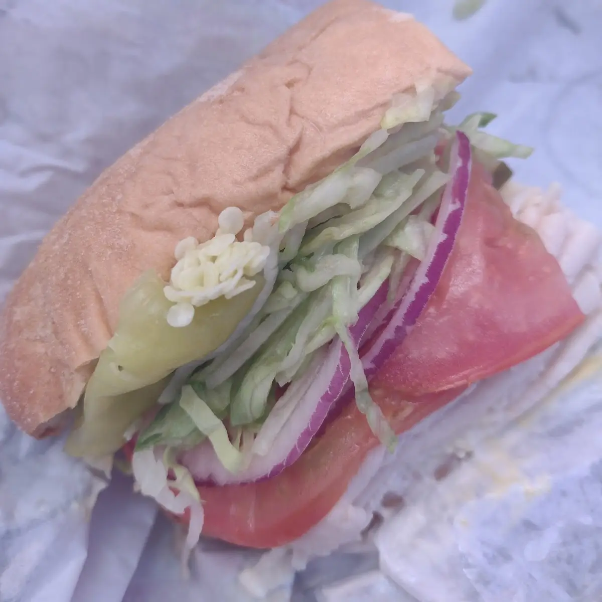 Turkey and Cheese Sandwich
