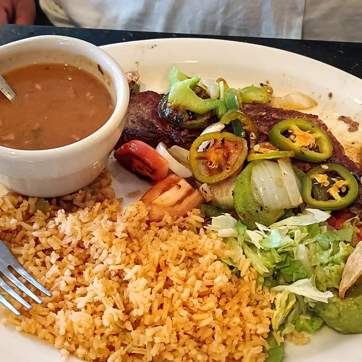 Fajitas Rancheras Plate