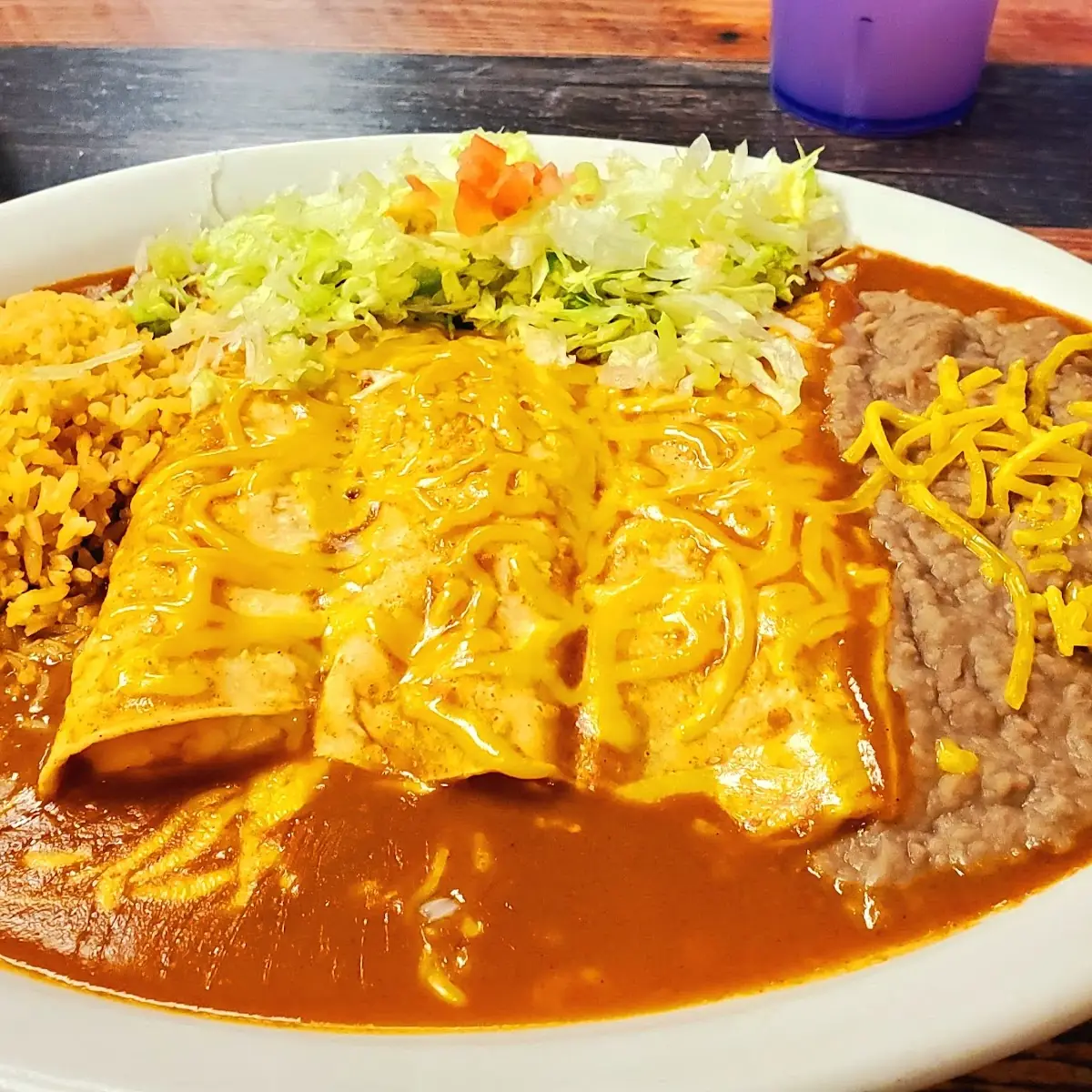 Cheese Enchilada Beans & Rice