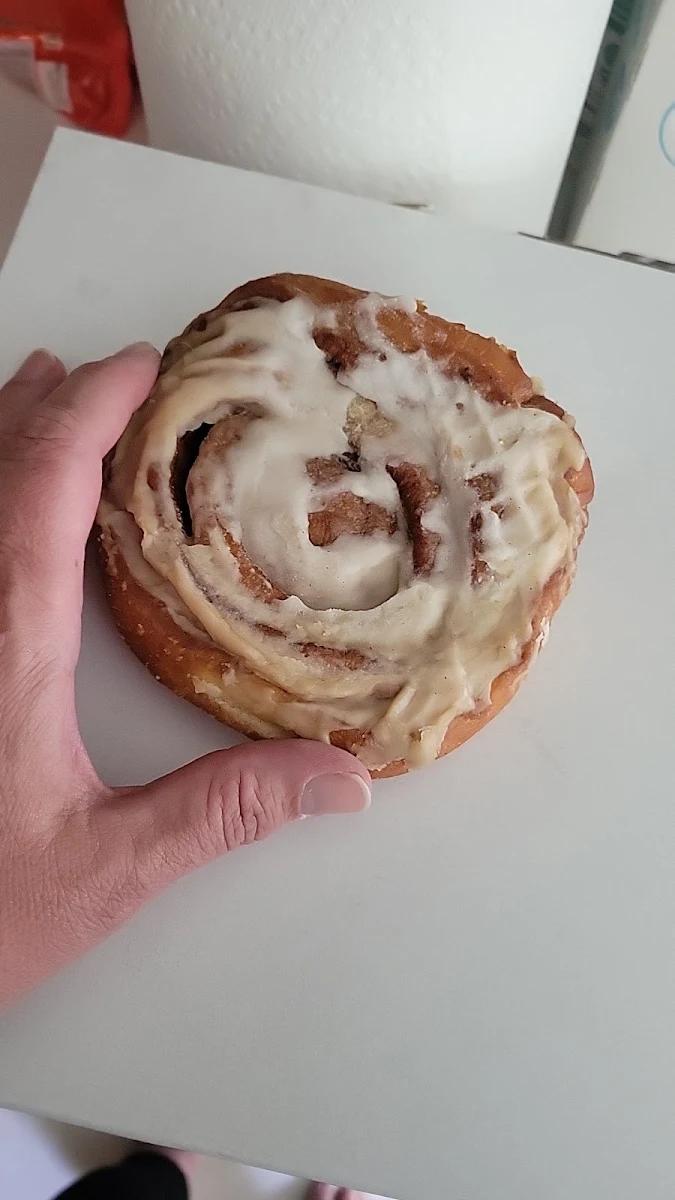 Maple Frosted Cinnamon Roll