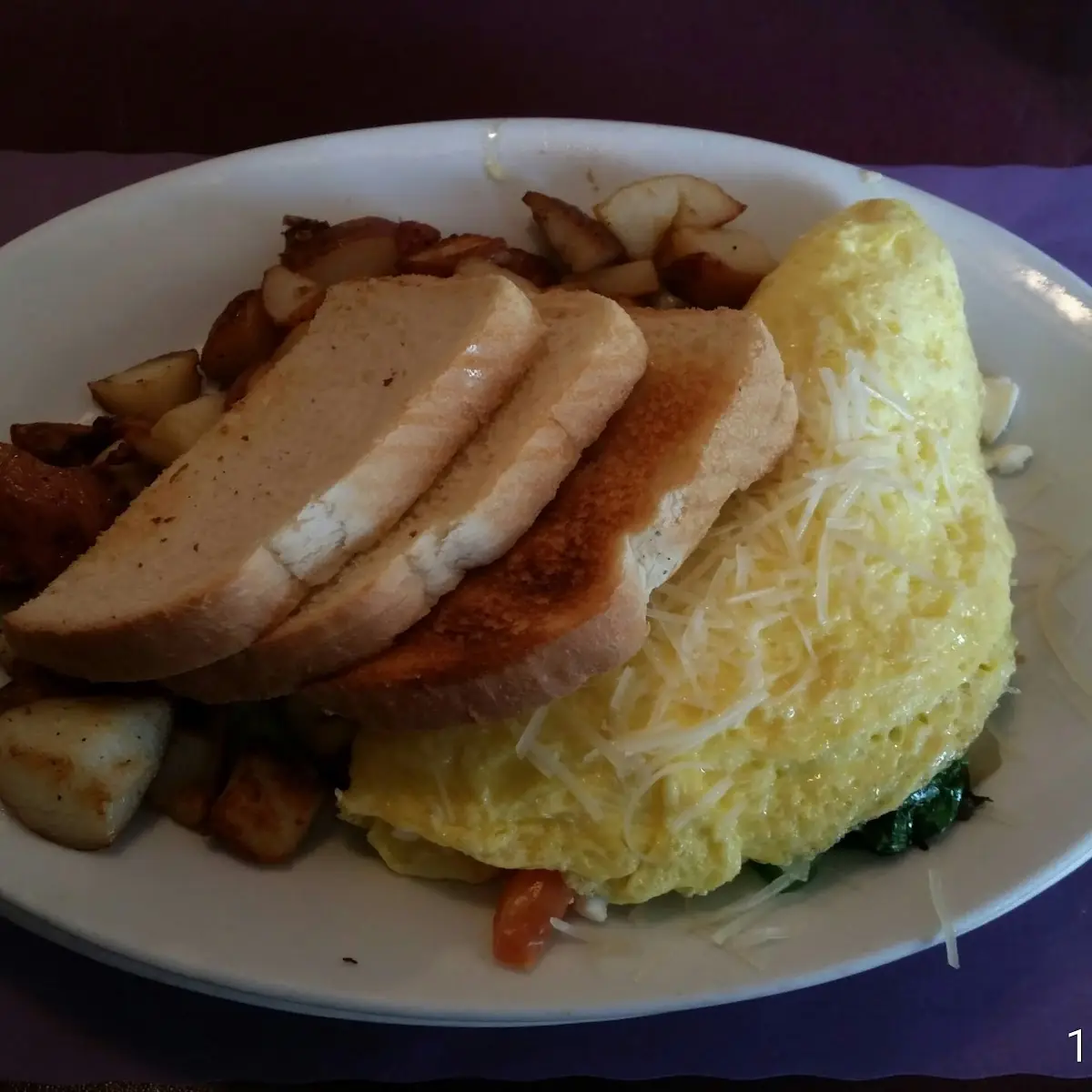 Mushroom and Cheese Omelette