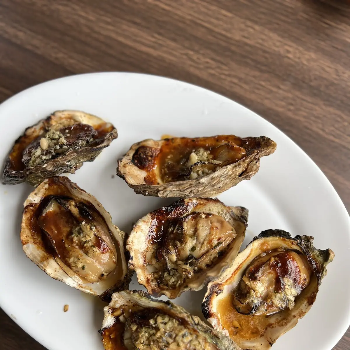 Grilled Oysters with Garlic Butter