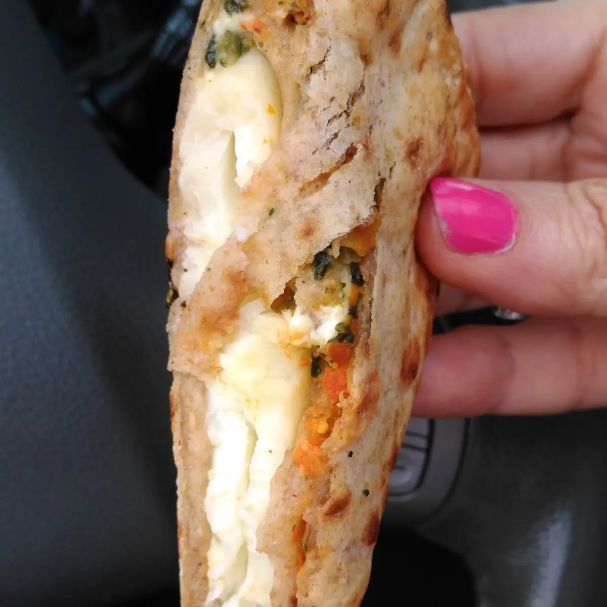 Egg White Red Pepper Wrap