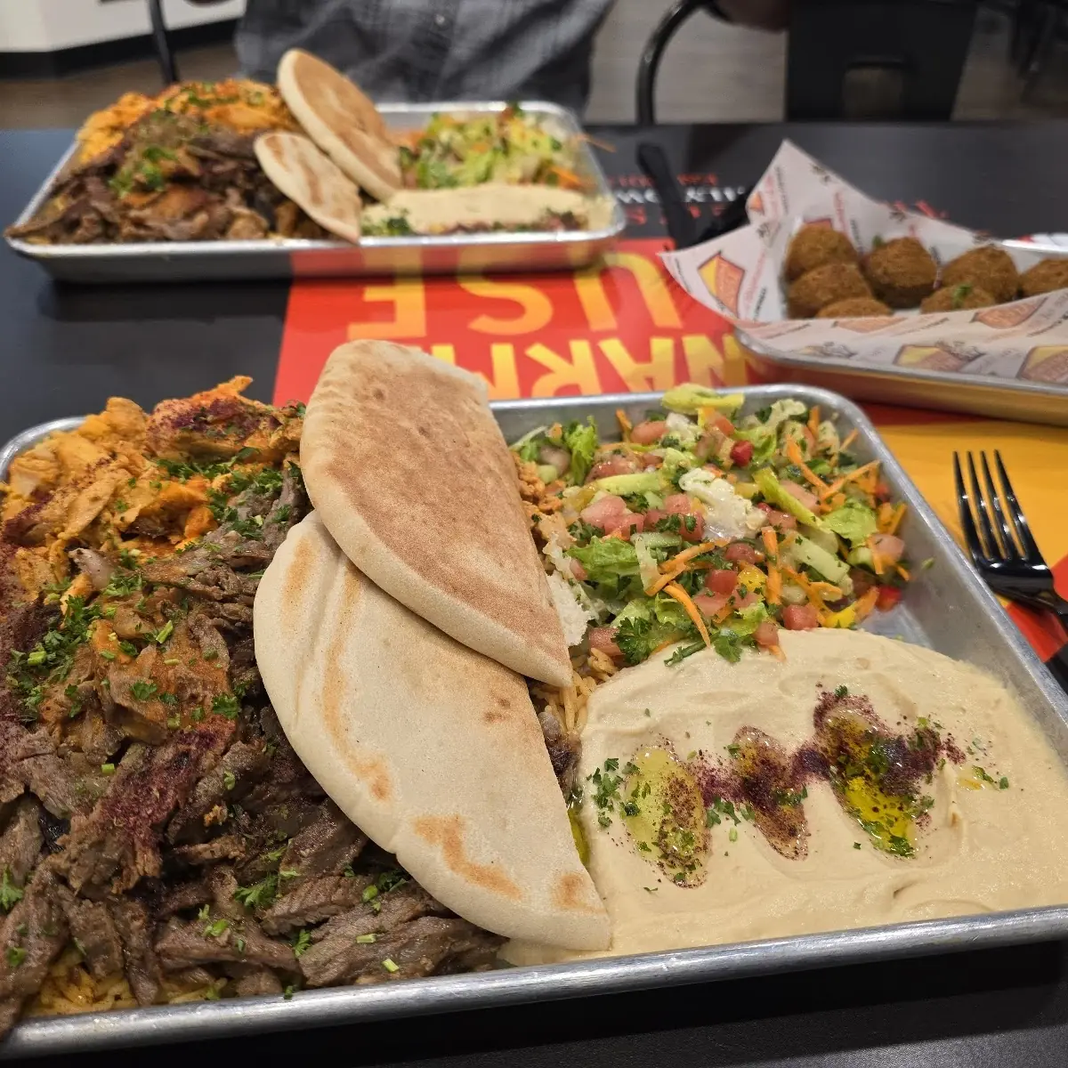 Hummus Shawarma Plate