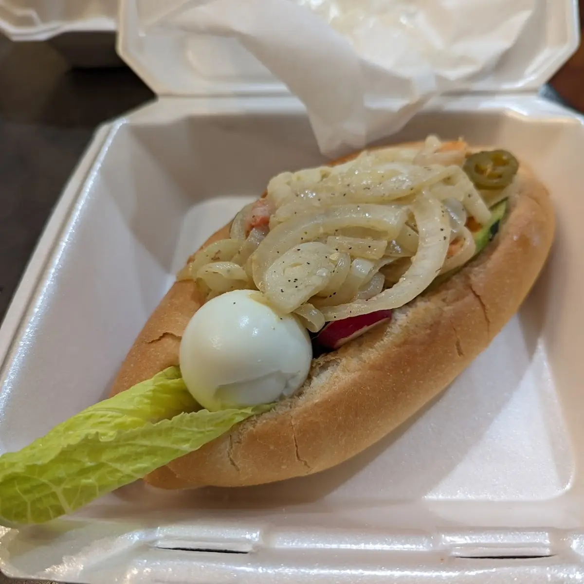 Salvadoran Roasted Chicken Sandwich
